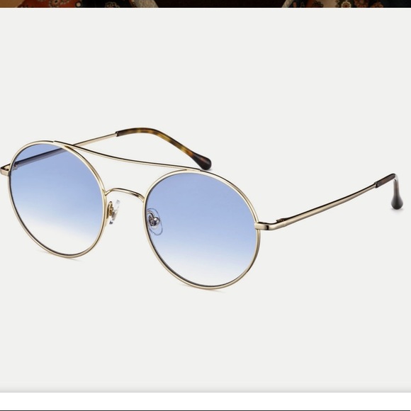 Gigi Studios Daria Unisex Stainless Steel Sunglasses - Picture 1 of 4